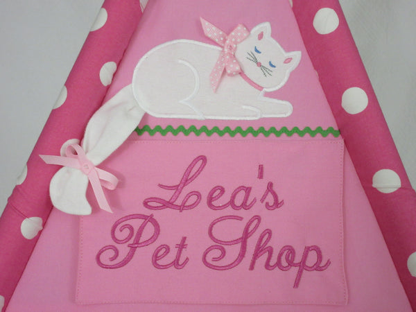 Cat Doll Tent Name Plaque