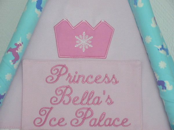 Ice Princess Doll Tent Name Plaque