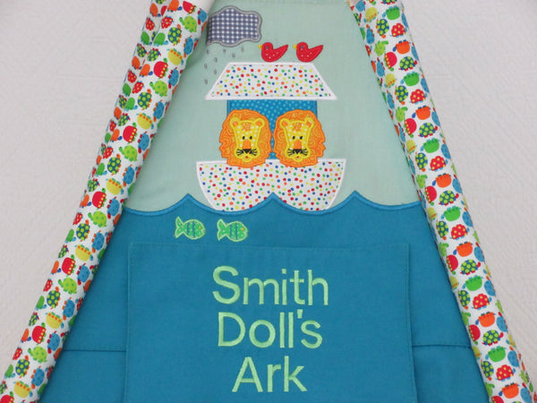 Noah's Ark Doll Tent Name Plaque