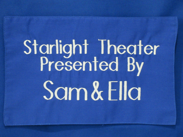 Under the Stars Puppet Theater Name Plaque