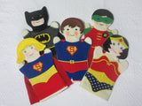 Superhero Puppet Set
