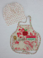 Handmade American Girl Doll Apron -- Apple