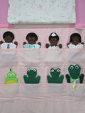 Butterfly Doorway Puppet Theater and Puppets