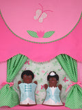Butterfly Doorway Puppet Theater for Girls