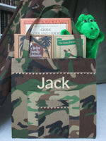 Camo-Camping Tote Bag