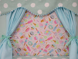 Cupcake Doorway Puppet Theater Backdrop