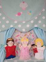 Cupcake Doorway Puppet Theater for Girls