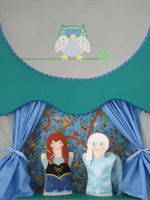 Enchanted Forest Doorway Puppet Theater for Girls