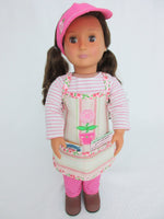 Flower Garden Doll Apron