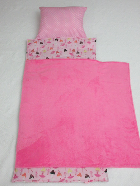 Handmade Personalized Kids Nap Mat Ballet Theme