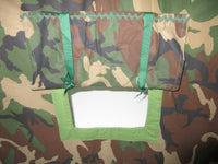 Handmade Camo Play Tent For Kids Window