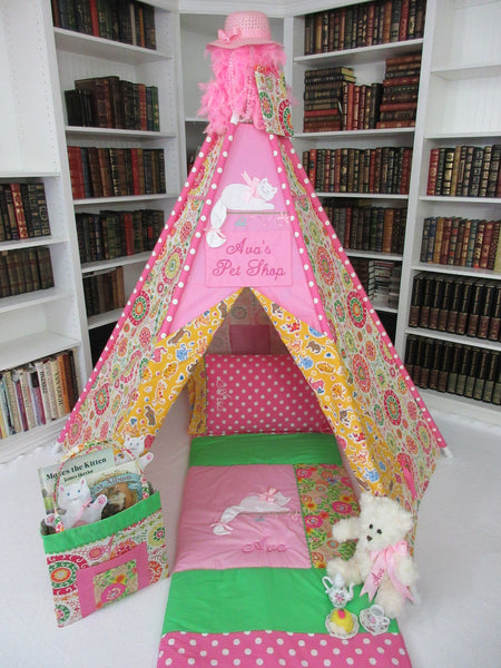 Handmade Cat Play Tent For Kids
