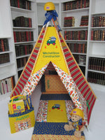 Handmade Construction Play Tent For Kids