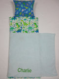 Handmade Personalized Kids Nap Mat Dinosaur Theme