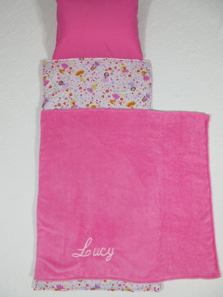 Handmade Personalized Kids Nap Mat Fairy Theme