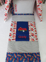 Handmade Firefighter Sleeping Bag For Kids