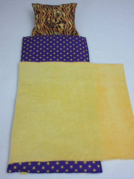 Handmade Personalized Kids Nap Mat LSU Tigers Theme