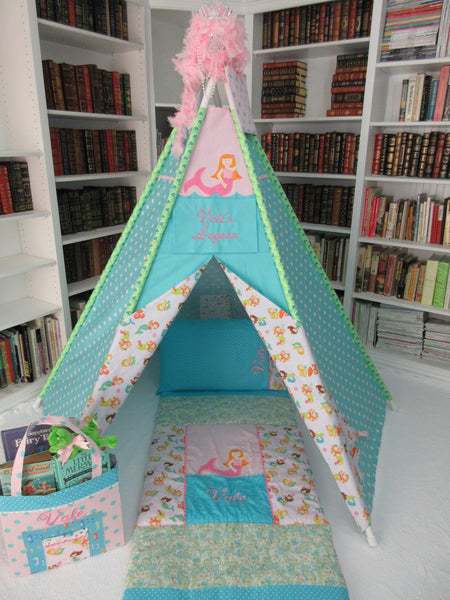 Handmade Mermaid Play Tent For Kids