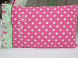 Handmade Personalized Butterfly Pillowcase For Kids