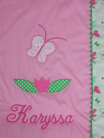 Handmade Personalized Butterfly Sleeping Bag For Kids