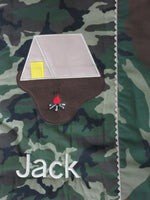 Handmade Personalized Camo Sleeping Bag For Kids
