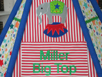 Handmade Circus Play Tent For Kids