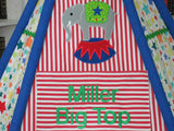 Handmade Circus Play Tent For Kids