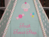 Handmade Personalized Cupcake Play Tent For Kids