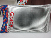 Handmade Personalized Firefighter Pillowcase For Kids