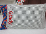 Handmade Personalized Firefighter Pillowcase For Kids