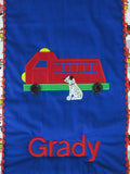 Handmade Personalized Firefighter Sleeping Bag For Kids