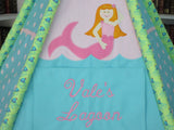 Handmade Personalized Mermaid Play Tent For Kids