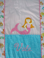 Handmade Personalized Mermaid Sleeping Bag For Kids