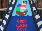 Handmade Personalized Pirate Play Tent For Kids
