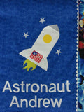 Handmade Personalized Spaceship Sleeping Bag For Kids