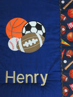 Handmade Personalized Sports Sleeping Bag For Kids