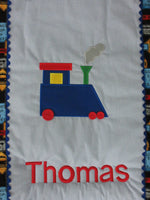 Handmade Personalized Train Sleeping Bag For Kids