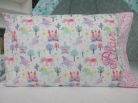 Handmade Personalized Unicorn Pillowcase For Kids