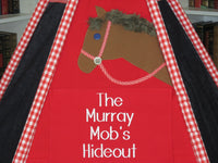 Handmade Personalized Western Play Tent For Kids