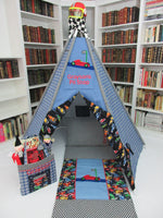 Handmade Race Car Play Tent For Kids