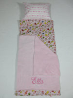 Handmade Personalized Kids Nap Mat Retro Paper Doll Theme
