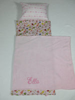 Handmade Personalized Kids Nap Mat Retro Paper Doll Theme