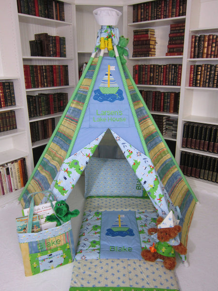 Handmade Sailboat Play Tent For Kids
