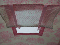 Handmade Toile Tea Party Play Tent For Kids Window