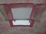 Handmade Toile Tea Party Play Tent For Kids Window