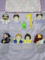 Ladybug Doorway Puppet Theater and Puppets