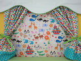 Handmade Personalized Kids Doorway Puppet Theater Backdrop