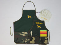 Handmade Personalized Cooking Apron Adult Camo