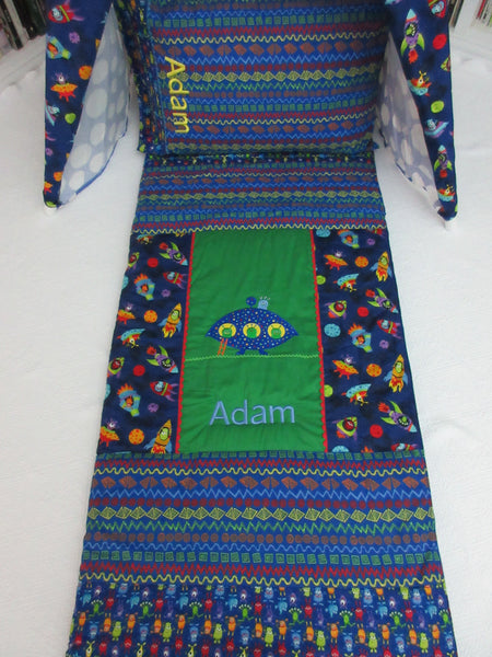 Personalized Alien Sleeping Bag for Boys