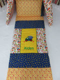 Personalized Construction Sleeping Bag for Boys
